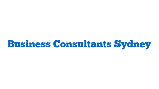 Business Consultants Sydney