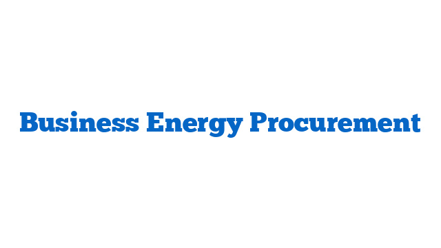 Business Energy Procurement