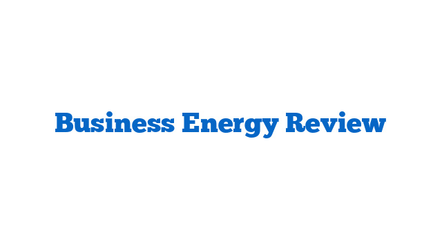 Business Energy Review