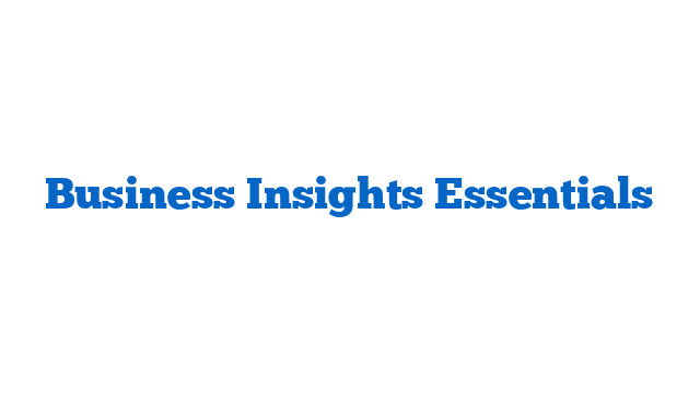 Business Insights Essentials