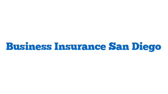 Business Insurance San Diego