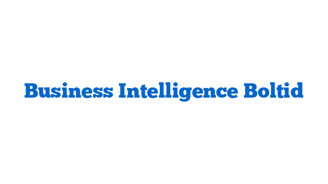 Business Intelligence Boltid