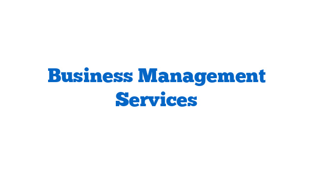 Business Management Services