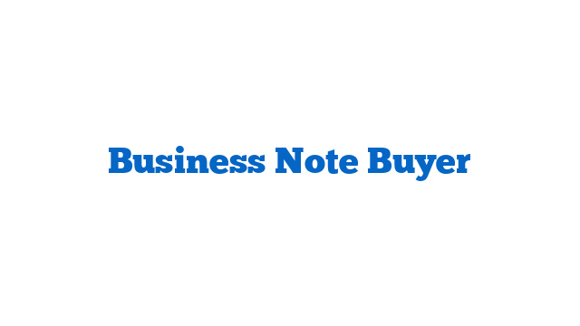 Business Note Buyer