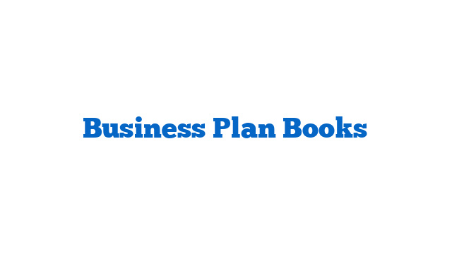 Business Plan Books