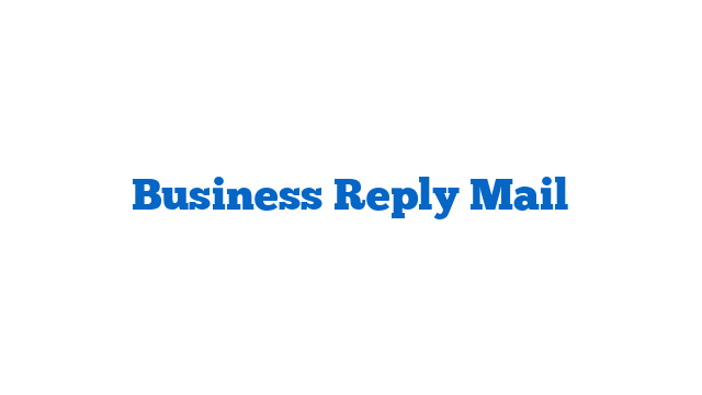 Business Reply Mail