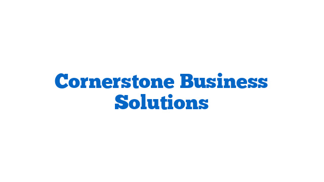 Cornerstone Business Solutions