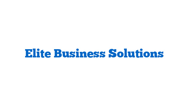 Elite Business Solutions