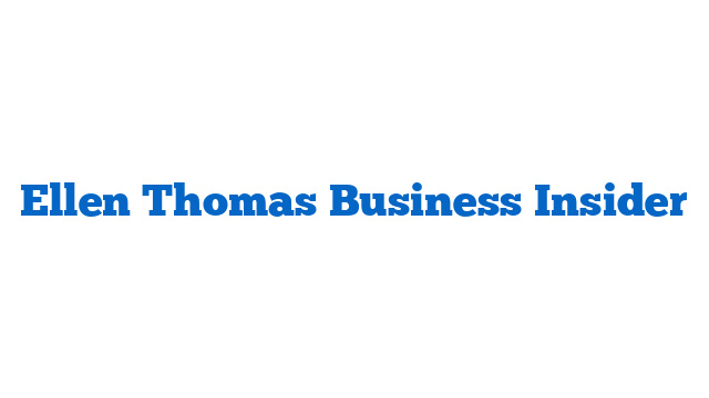 Ellen Thomas Business Insider