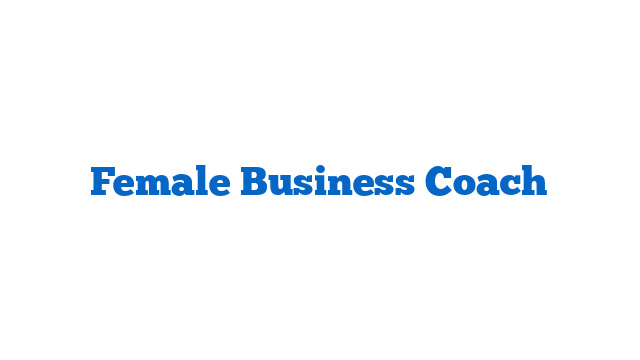 Female Business Coach