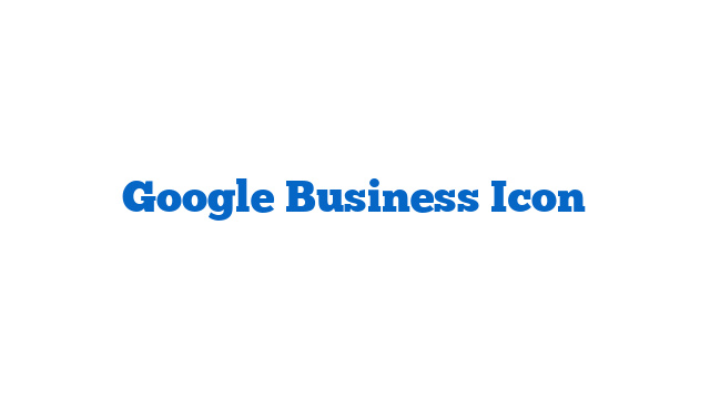 Google Business Icon