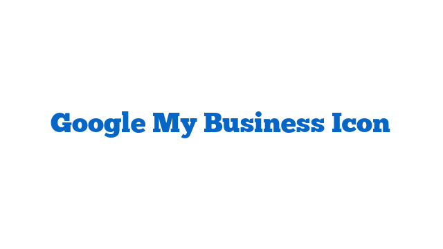 Google My Business Icon