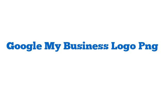 Google My Business Logo Png