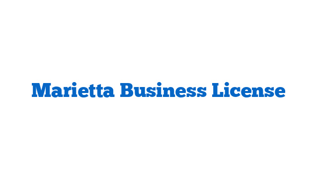 Marietta Business License