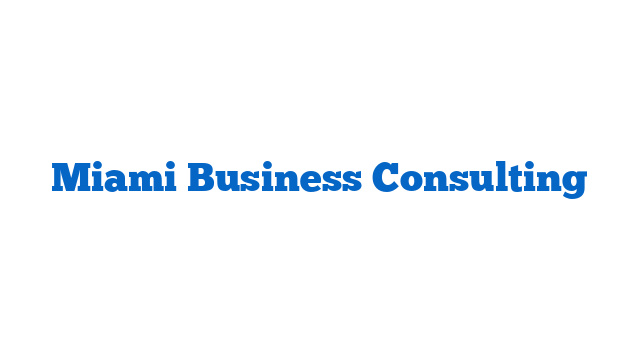 Miami Business Consulting