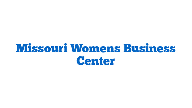 Missouri Womens Business Center