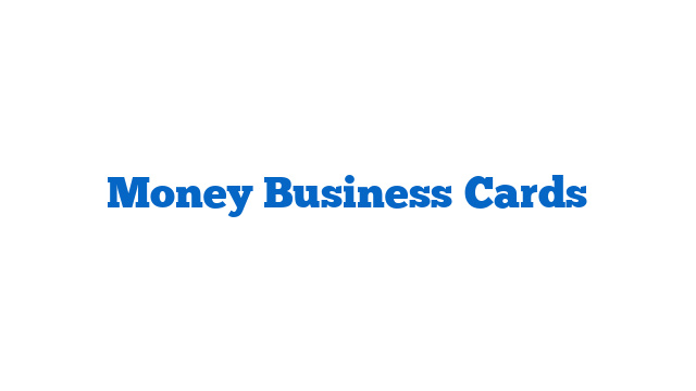 Money Business Cards