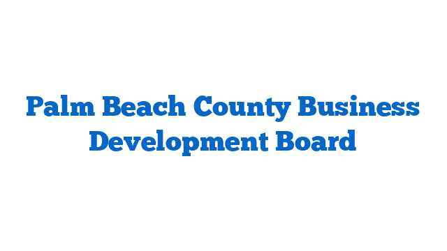 Palm Beach County Business Development Board