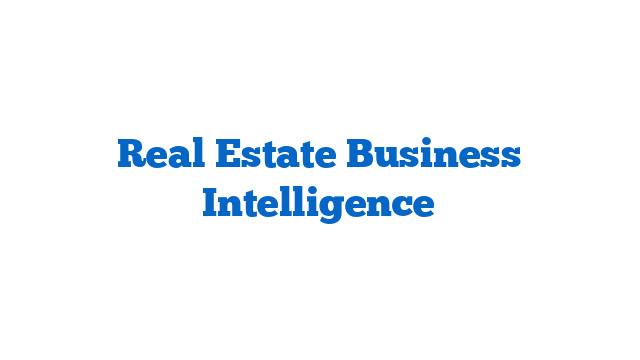 Real Estate Business Intelligence