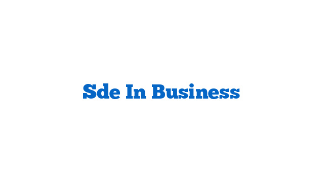 Sde In Business