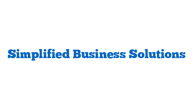 Simplified Business Solutions