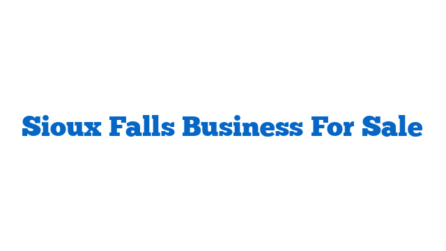 Sioux Falls Business For Sale