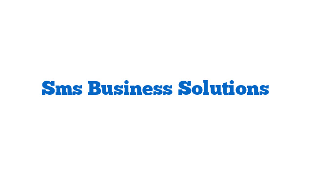 Sms Business Solutions