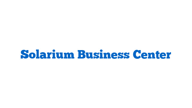 Solarium Business Center