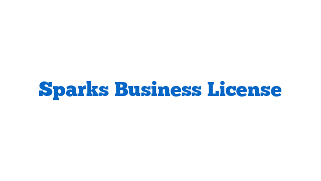 Sparks Business License