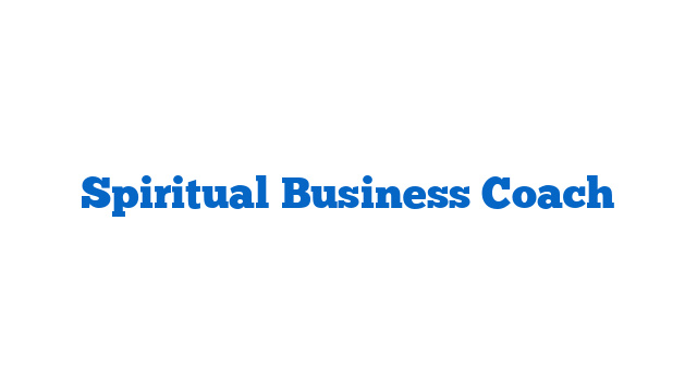 Spiritual Business Coach