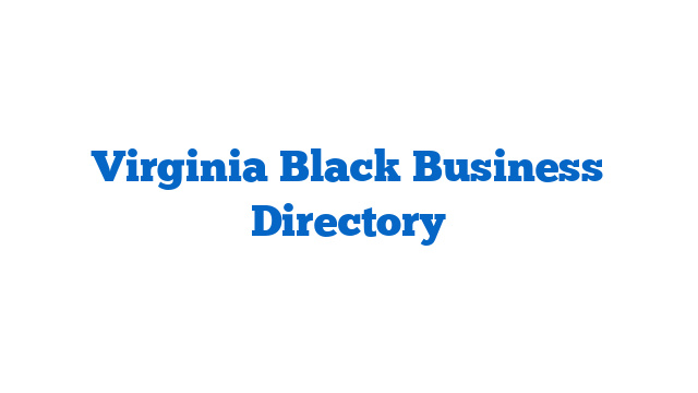 Virginia Black Business Directory